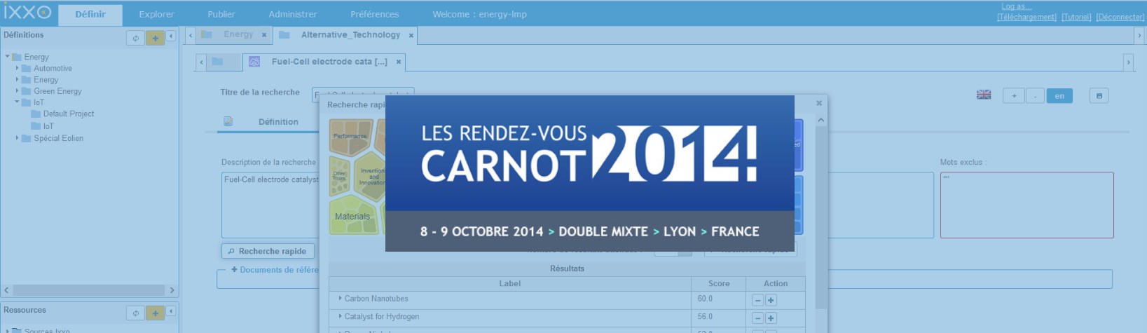 Rendez-vous CARNOT 2014 : IXXO V4 en avant-première