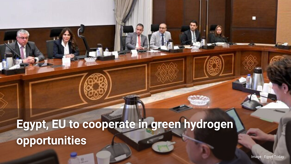 "L'Égypte et l'Europe vont coopérer dans le domaine de l'hydrogène vert"