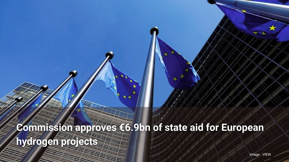 "La Commission approuve une aide d'État de 6,9 milliards d'euros en faveur de projets européens dans le domaine de l'hydrogène"
