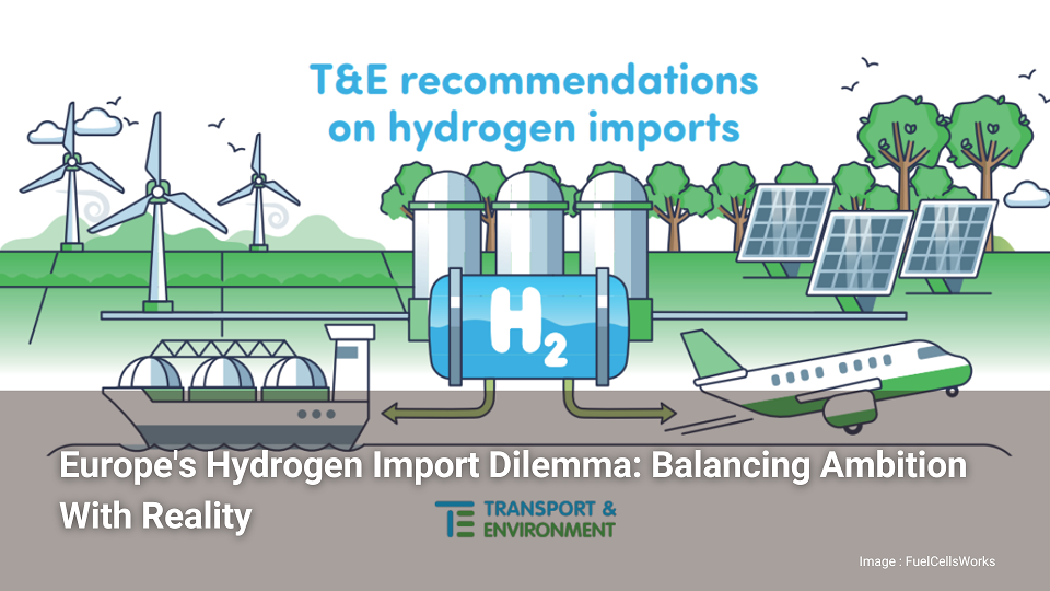 "Le dilemme des importations d'hydrogène de l'Europe : concilier ambition et réalité".